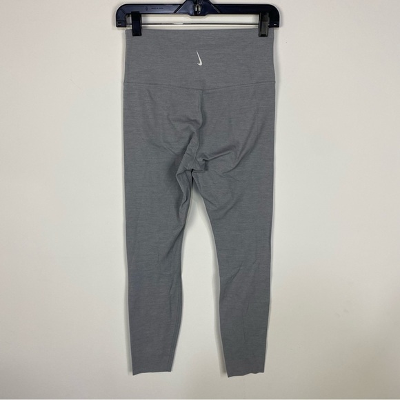 Nike dri fit grey gray leggings workout athletic soft yoga pants - Picture 2 of 3